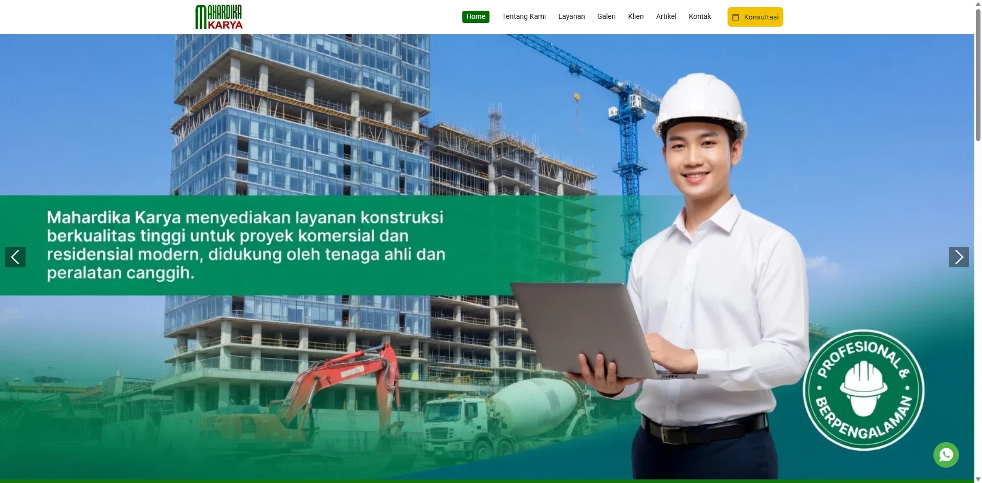 Website company profile profesional
