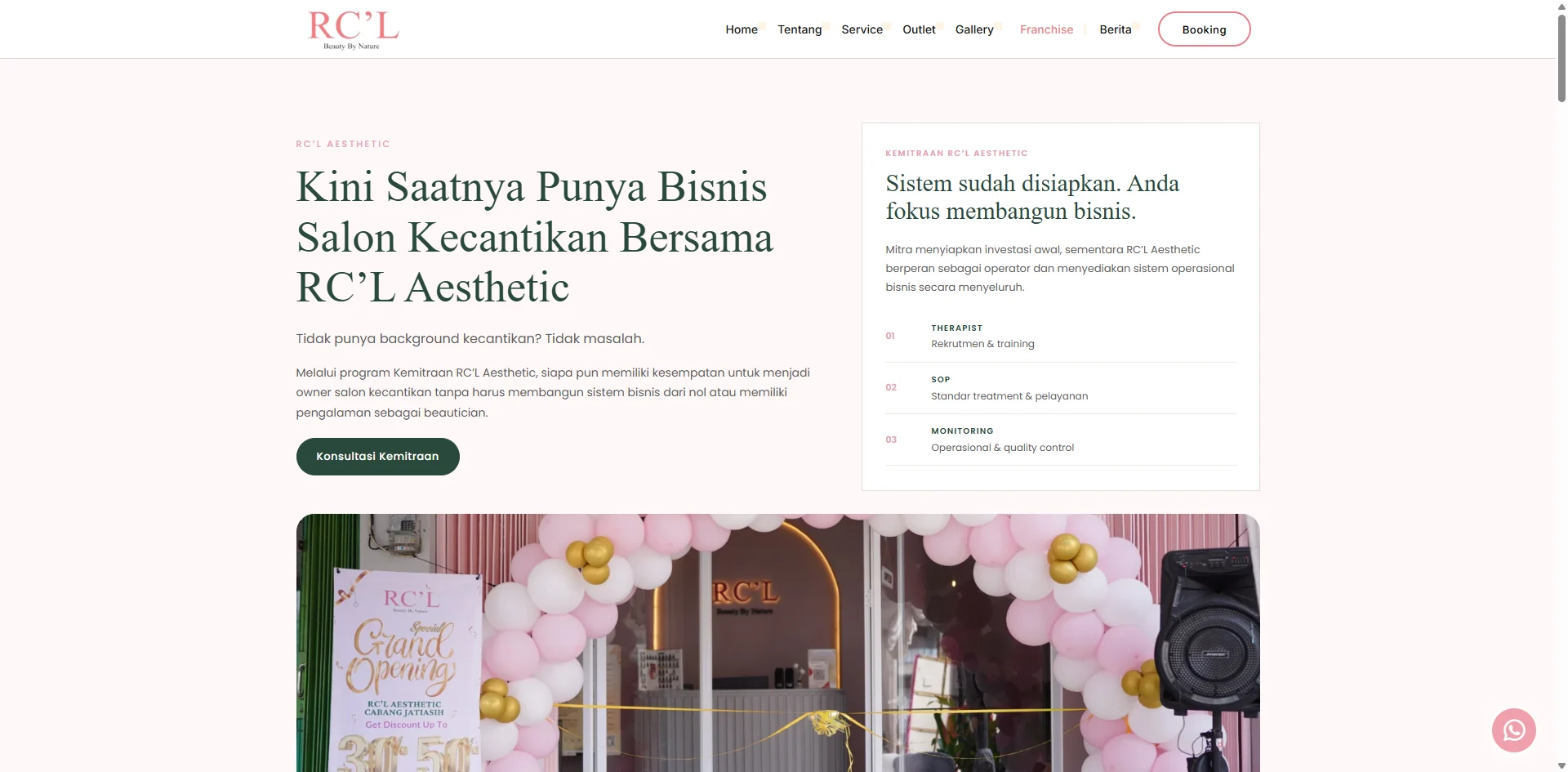 Landing page campaign bisnis